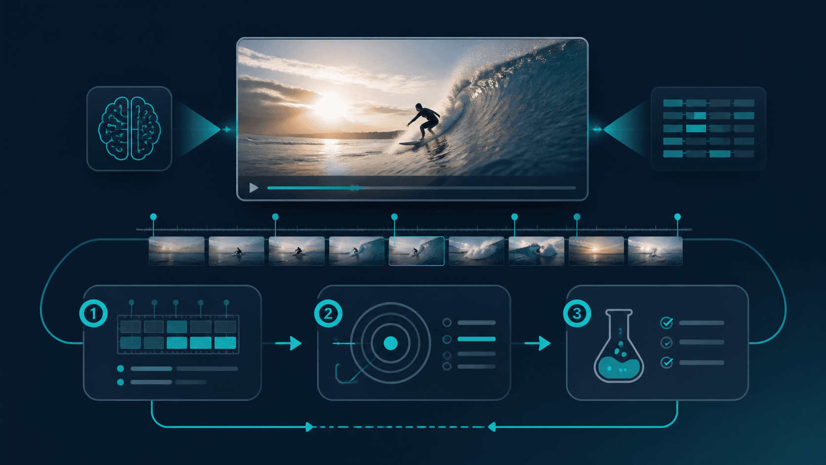Editorial cover illustrating AI Video Analysis: How To Analyze Videos For Better Performance Blueprint v2.1.